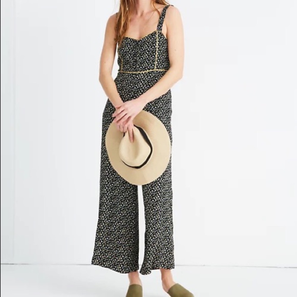 NWT Madewell Floral Jumpsuit
